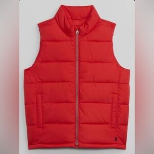 GAP Bright Red Kids Puffer Vest